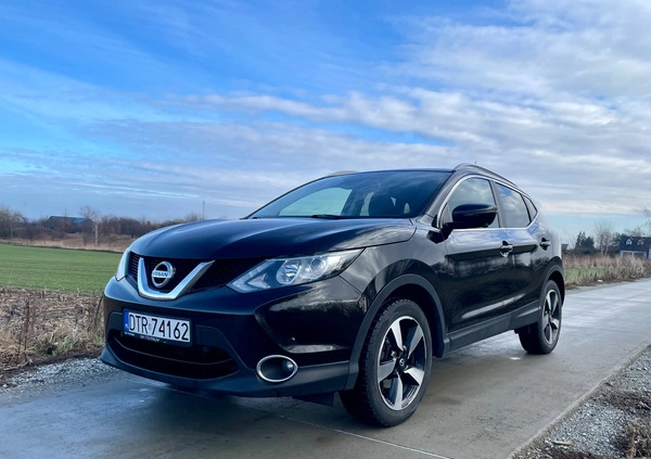 Nissan Qashqai cena 54900 przebieg: 115000, rok produkcji 2015 z Trzebnica małe 254